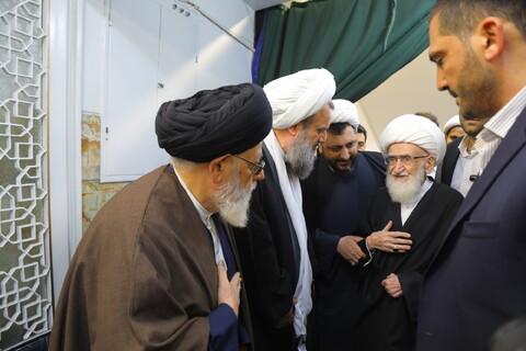 تصاویر / مراسم تشییع برادر حضرت آیت الله العظمی نوری همدانی