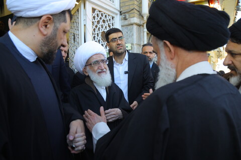 تصاویر / مراسم تشییع برادر حضرت آیت الله العظمی نوری همدانی