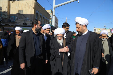 تصاویر / مراسم تشییع برادر حضرت آیت الله العظمی نوری همدانی