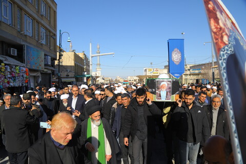 تصاویر / مراسم تشییع برادر حضرت آیت الله العظمی نوری همدانی