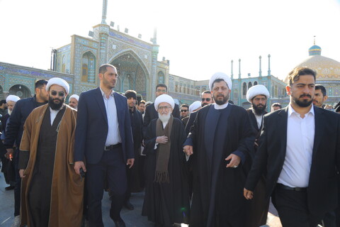 تصاویر / مراسم تشییع برادر حضرت آیت الله العظمی نوری همدانی