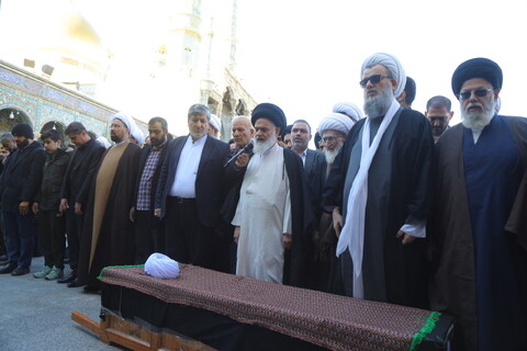 تصاویر / مراسم تشییع برادر حضرت آیت الله العظمی نوری همدانی