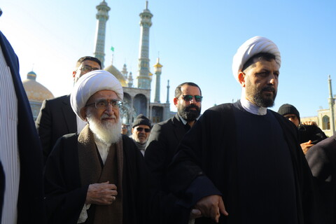 تصاویر / مراسم تشییع برادر حضرت آیت الله العظمی نوری همدانی