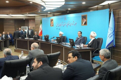 تصاویر/ لسه شورای قضایی استان آذربایجان‌غربی