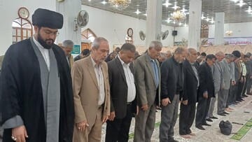 نماز جمعه بندرریگ به روایت تصویر