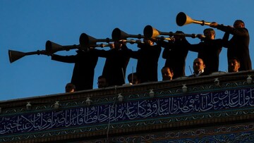 تصاویر/ نوای نقاره خانه حرم هلال بن علی (ع)به مناسبت میلاد محمدهلال بن علی (ع)