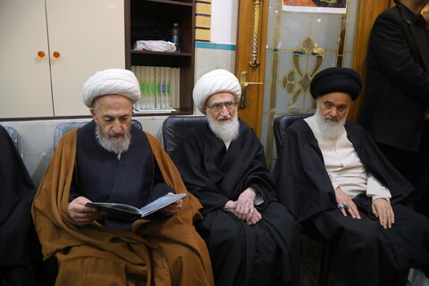 تصاویر / مراسم ترحیم برادر حضرت آیت الله العظمی نوری همدانی