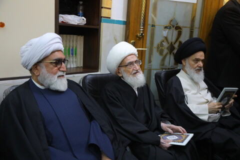 تصاویر / مراسم ترحیم برادر حضرت آیت الله العظمی نوری همدانی