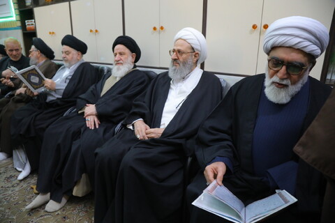 تصاویر / مراسم ترحیم برادر حضرت آیت الله العظمی نوری همدانی