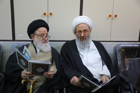 تصاویر / مراسم ترحیم برادر حضرت آیت الله العظمی نوری همدانی