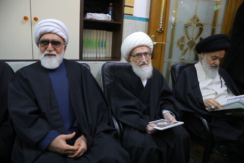 تصاویر / مراسم ترحیم برادر حضرت آیت الله العظمی نوری همدانی