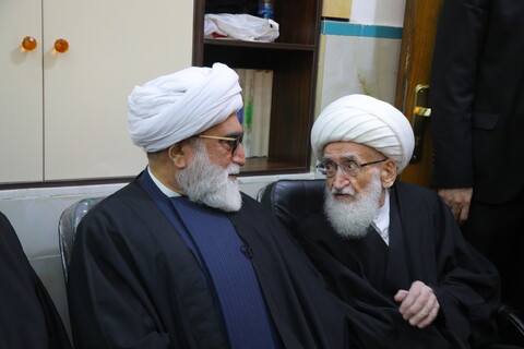 تصاویر / مراسم ترحیم برادر حضرت آیت الله العظمی نوری همدانی