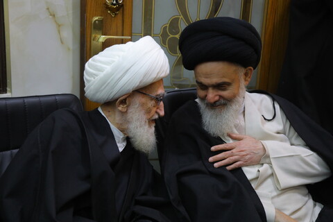 تصاویر / مراسم ترحیم برادر حضرت آیت الله العظمی نوری همدانی