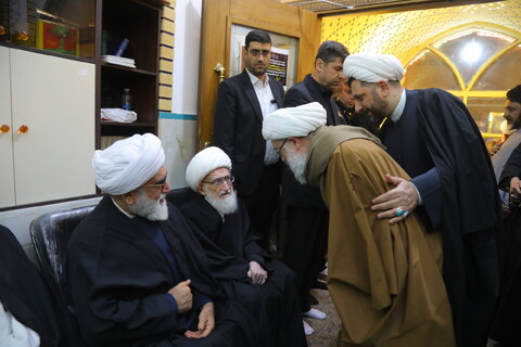 تصاویر / مراسم ترحیم برادر حضرت آیت الله العظمی نوری همدانی