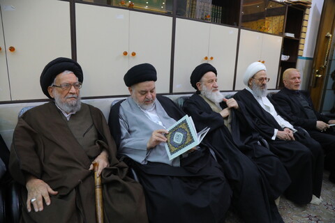 تصاویر / مراسم ترحیم برادر حضرت آیت الله العظمی نوری همدانی