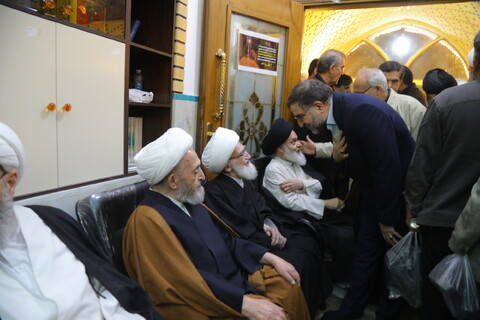 تصاویر / مراسم ترحیم برادر حضرت آیت الله العظمی نوری همدانی