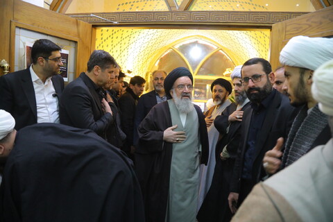 تصاویر / مراسم ترحیم برادر حضرت آیت الله العظمی نوری همدانی