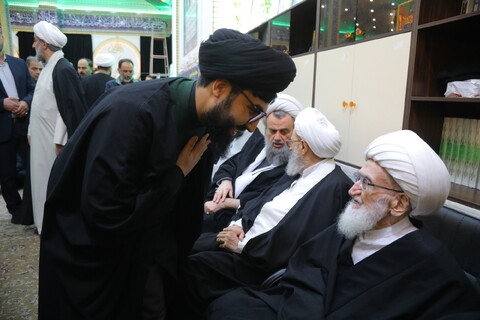 تصاویر / مراسم ترحیم برادر حضرت آیت الله العظمی نوری همدانی