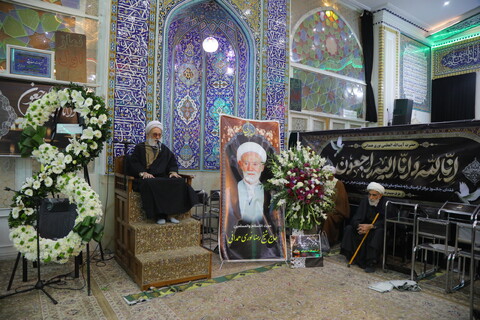 تصاویر / مراسم ترحیم برادر حضرت آیت الله العظمی نوری همدانی