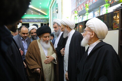 تصاویر / مراسم ترحیم برادر حضرت آیت الله العظمی نوری همدانی