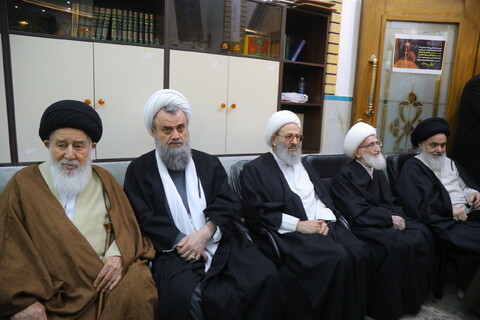 تصاویر / مراسم ترحیم برادر حضرت آیت الله العظمی نوری همدانی