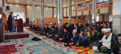 تصاویر/ آیین عبادی سیاسی نماز جمعه کشاورز