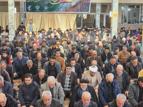 تصاویر/ آیین عبادی سیاسی نماز جمعه چایپاره