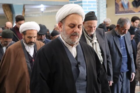 تصاویر/ آیین عبادی سیاسی نماز جمعه نوشین شهر