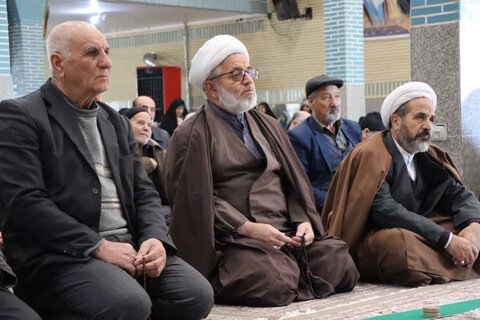 تصاویر/ آیین عبادی سیاسی نماز جمعه نوشین شهر