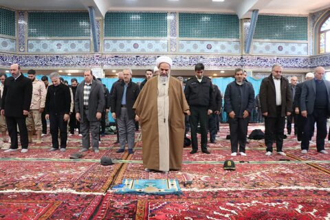 تصاویر / آیین عبادی سیاسی و وحدت بخش نماز جمعه در شهرستان جلفا