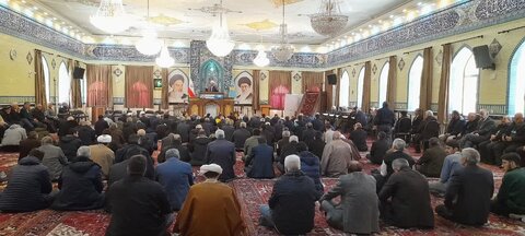 تصاویر / آیین عبادی سیاسی و وحدت بخش نماز جمعه در شهرستان اسکو