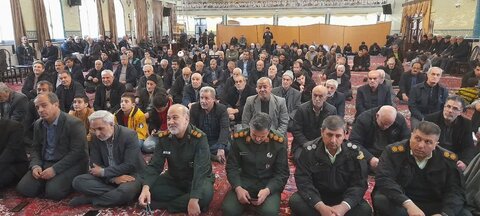 تصاویر / آیین عبادی سیاسی و وحدت بخش نماز جمعه در شهرستان اسکو