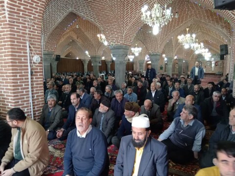 تصاویر / آیین عبادی سیاسی و وحدت بخش نماز جمعه در شهرستان تسوج
