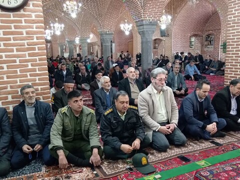 تصاویر / آیین عبادی سیاسی و وحدت بخش نماز جمعه در شهرستان تسوج