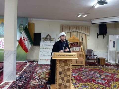 تصاویر/ مراسم عزاداری در هیئت مدرسه علمیه حضرت ولیعصر(عج) تبریز