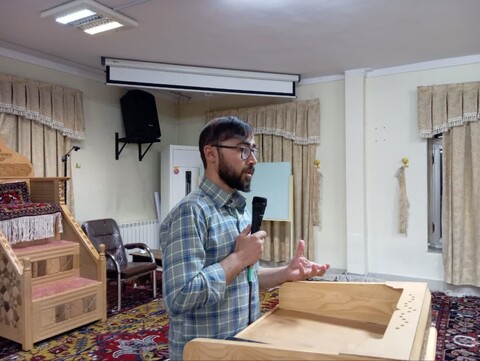 تصاویر/ مراسم عزاداری در هیئت مدرسه علمیه حضرت ولیعصر(عج) تبریز