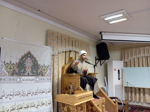 تصاویر/ مراسم عزاداری در هیئت مدرسه علمیه حضرت ولیعصر(عج) تبریز