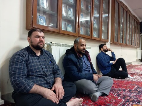 تصاویر/ مراسم عزاداری در هیئت مدرسه علمیه حضرت ولیعصر(عج) تبریز