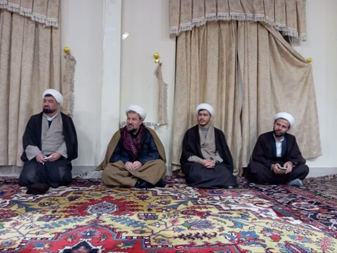 تصاویر/ مراسم عزاداری در هیئت مدرسه علمیه حضرت ولیعصر(عج) تبریز