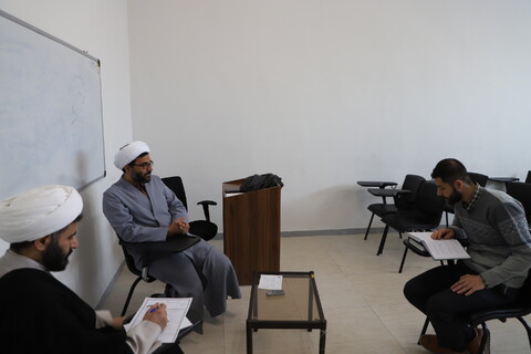 تصاویر / برگزاری آزمون شفاهی سطح ۲ و۳ طلاب مدارس علمیه استان آذربایجان شرقی