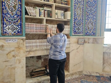 فیلم |جلوه‌ای از عطر پاک ایمان و مهر بر خانه‌ی خدا