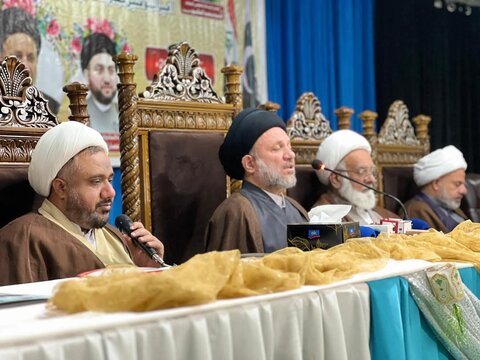 حجت الاسلام سید عز الدین الحکیم کی وفد کے ہمراہ ادارہ منہاج الحسین آمد