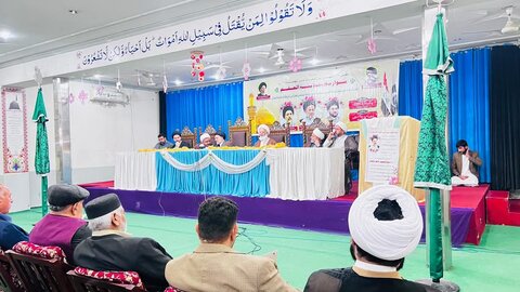 حجت الاسلام سید عز الدین الحکیم کی وفد کے ہمراہ ادارہ منہاج الحسین آمد