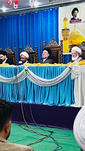 حجت الاسلام سید عز الدین الحکیم کی وفد کے ہمراہ ادارہ منہاج الحسین آمد