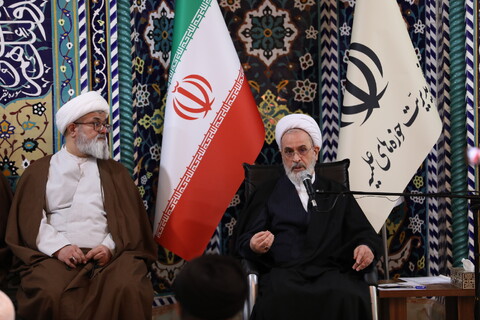 تصاویر/ آیین تکریم و معارفه معاونین آموزش و پژوهش حوزه های علمیه