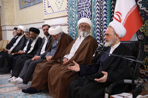 تصاویر/ آیین تکریم و معارفه معاونین آموزش و پژوهش حوزه های علمیه