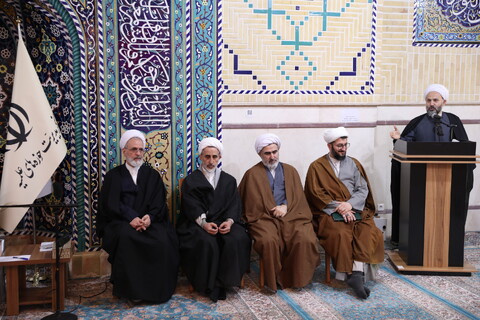 تصاویر/ آیین تکریم و معارفه معاونین آموزش و پژوهش حوزه های علمیه