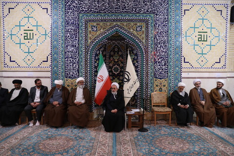 تصاویر/ آیین تکریم و معارفه معاونین آموزش و پژوهش حوزه های علمیه