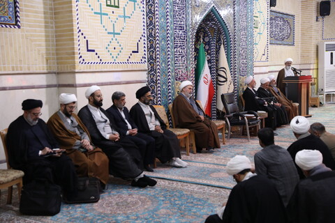 تصاویر/ آیین تکریم و معارفه معاونین آموزش و پژوهش حوزه های علمیه