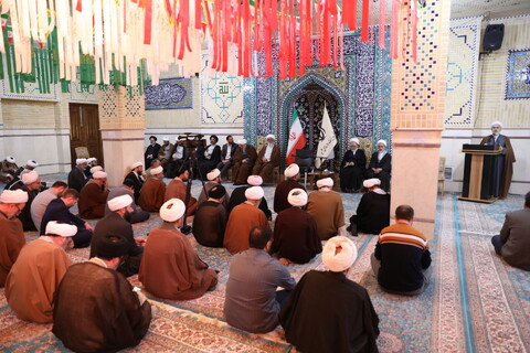 تصاویر/ آیین تکریم و معارفه معاونین آموزش و پژوهش حوزه های علمیه